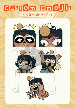 SonnyBearVT emote pack SonnyBearVT emote pack